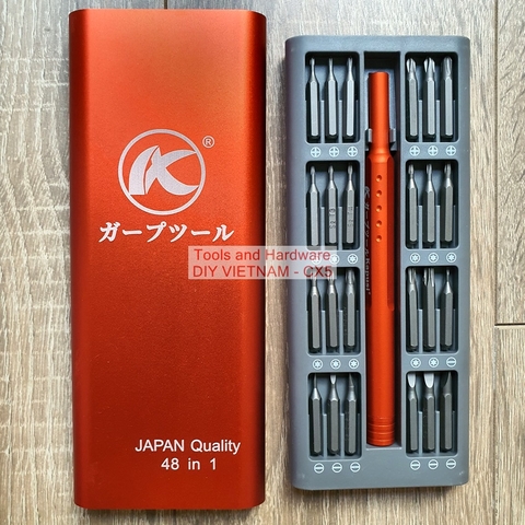 Bộ Tua Vít Đa Năng hãng Kapusi K-6048 48 chi tiết đầu vít, chuyên sửa điện thoại...