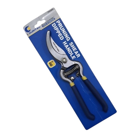 Kéo Cắt Tỉa Cành Tốt 8 Inch KOURITSU Lưỡi Thép Sắc Bén Cán Cao Su Có Lò Xo Trợ Lực Bảo Hành 12 Tháng