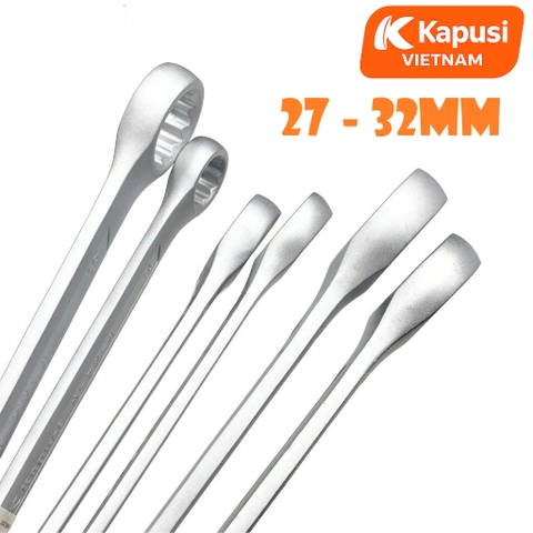 CỜ LÊ VÒNG MIỆNG CỠ LỚN 27–32MM KAPUSI – THÉP CR-V SIÊU CHỊU LỰC, CHUYÊN SIẾT ỐC CÔNG NGHIỆP NẶNG, BH 12 tháng