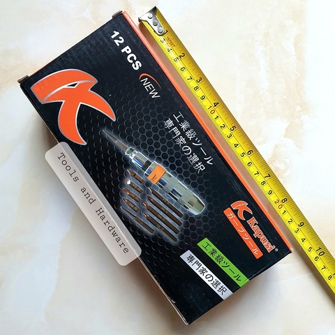 Bộ tô vít đóng tự động đảo chiều K-7194 Kapusi 12 chi tiết - Bộ tuốc nơ vít đóng Kapusi