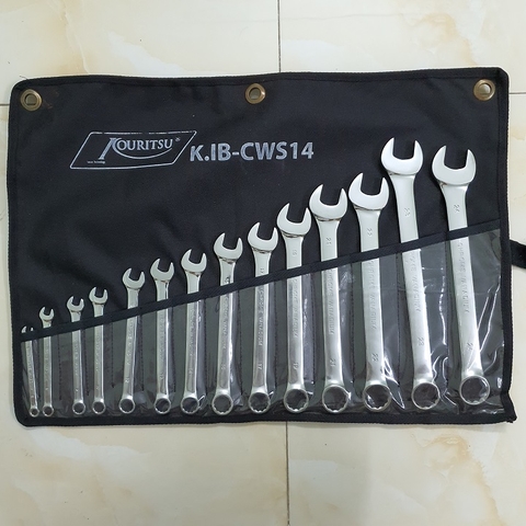 Bộ cờ lê tròng Nhật Bản Kouritsu (bộ 14 - 11 - 9 chi tiết) - Bộ chìa khóa vòng miệng