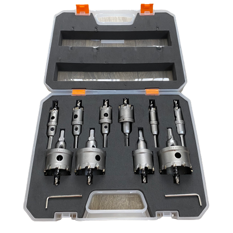 Bộ 10 mũi khoét đa năng KAPUSI K-3696, cỡ từ 16-53mm thép hợp kim cao cấp