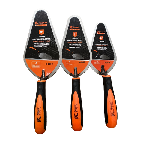 Bay lát gạch đầu tròn 6,7,8 inch Kapusi K-3648, K-3650, K-3652