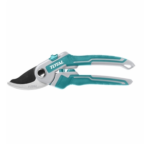Kéo cắt tỉa cây TOTAL THT0601 dài 220mm, tay cầm cán cao su, lưỡi thép carbon siêu bén