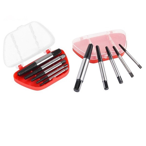 Bộ taro ren ngược nhổ ốc gãy 5 chi tiết từ 3-18mm hãng KAPUSI K-3687