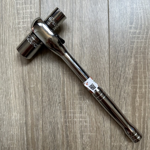 Cần siết tự động 3 trong 1 hệ 1/2, 3/8, 1/4 inch K-7872 hãng KAPUSI , dài 25cm, Chất thép CR-V