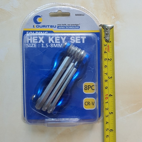 Bộ lục giác gấp Nhật Bản Kouritsu