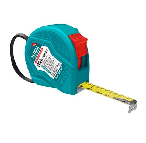 Thước cuộn thép nền vàng 19mm TOTAL TMT126351