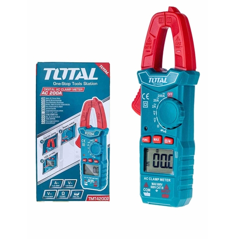 Đồng hồ đo điện ampe kìm AC DC Total TMT42002 đo dòng điện kỹ thuật số 2000 số đếm