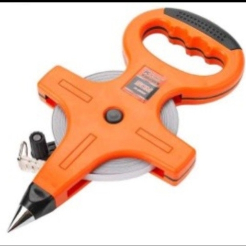 Thước cắm đất có tay cầm KAPUSI K-0395 50m, thép cao cấp, đa năng