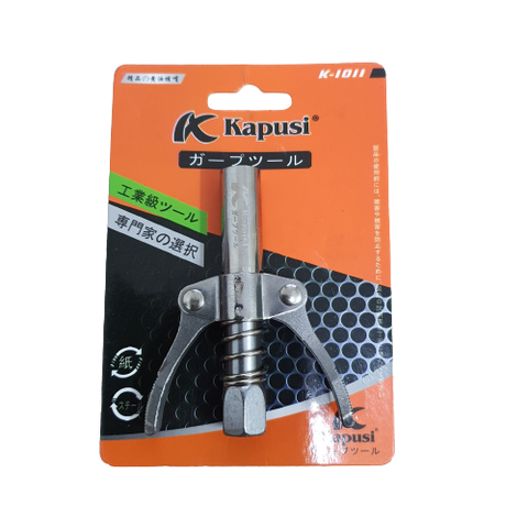 Đầu bơm mỡ 2 kẹp 6 răng  K-1011 KAPUSI, thép rắn chắc độ cứng cao