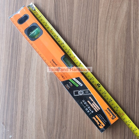 Thước thủy livo hãng Kapusi có nam châm từ chiều dài 30cm, thân làm từ hợp kim nhôm siêu nhẹ, để đo góc nghiêng, điều chỉnh độ cân bằng của mặt phẳng, Thước thủy, thuoc thuy,Nivo, livo, thước đo cơ khí, Ống Nivo