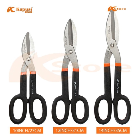 Kéo cắt tôn cao cấp hãng Kapusicỡ từ 10-12-14 inch (K-0074, K-0075, K-0076)