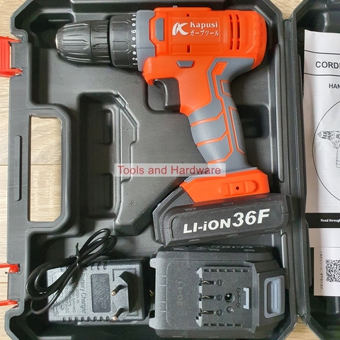 Máy khoan Kapusi Japan pin Lithium-ion hãng cao cấp 21V, Mô tơ lõi đồng, Bảo hành 12 tháng