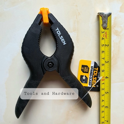 Kẹp gỗ lò xo hãng Tolsen cao cấp cỡ 9 inch, bảo hành 12 tháng DIY VN