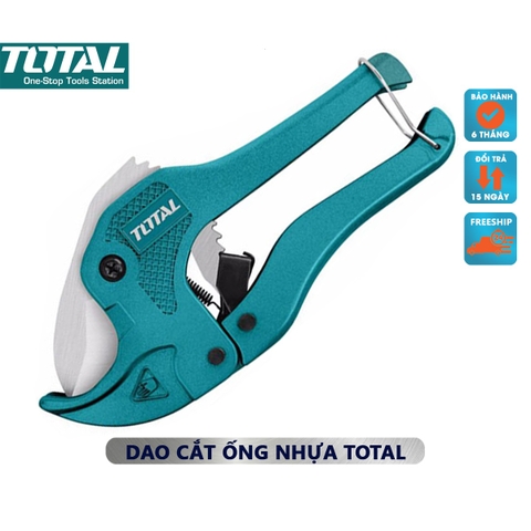 Dao cắt ống nhựa PVC TOTAL THT53425 Chiều dài 193mm, Đường kính cắt 3-42mm