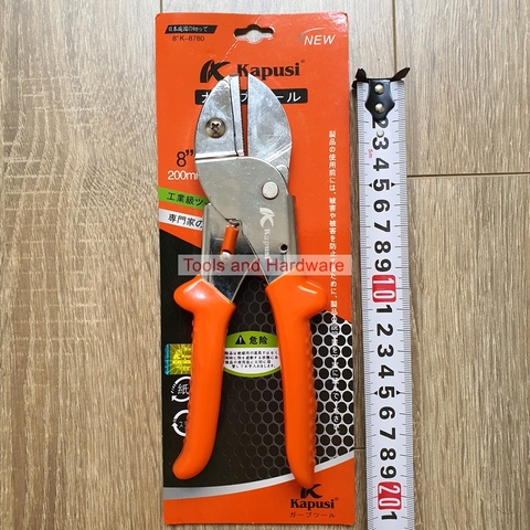 Kéo cắt cành cây chuyên dụng K-8780 hãng Kapusi cao cấp thép SK5, chiều dài 20cm