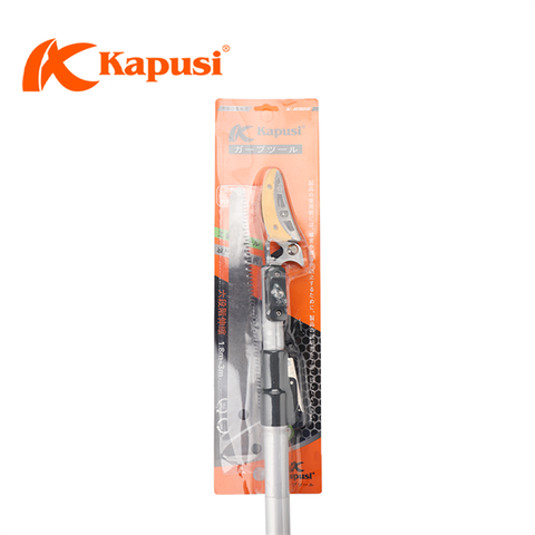 Kéo Cắt Cành 3M Kapusi K-8908 – Lưỡi Thép SK5 Siêu Sắc, Cắt Cành Cao 3 Mét, Nhẹ 1.4kg, Thu Gọn Tiện Lợi, Bh 12 tháng