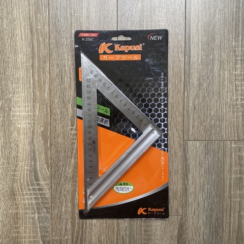 Thước e ke tam giác vuông cân 200mm KAPUSI K-2650