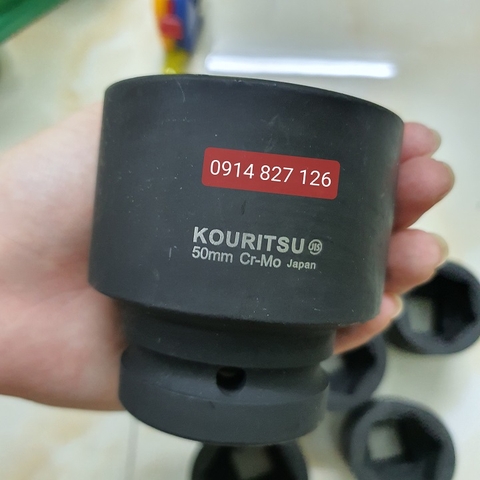 Tuýp 1 inch đen ngắn Kouritsu thép Cr-Mo - Khẩu đen ngắn đầu 1 inch