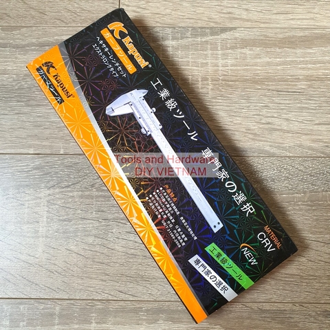 Thước kẹp cao cấp hãng Kapusi K-0121 LOẠI 1, Chiều dài 200mm, Bảo hành 12 tháng