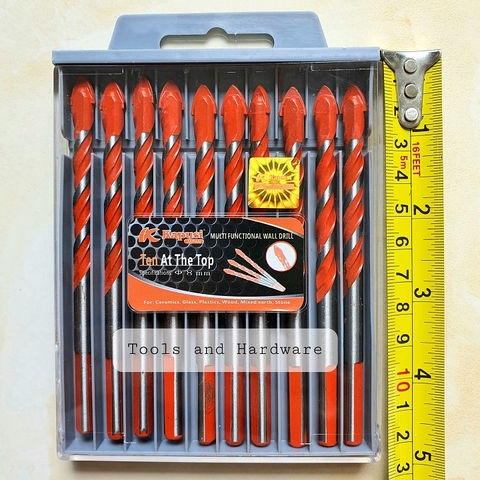 Hộp 10 Mũi khoan đa năng K-3504 hãng Kapusi phi 8mm, có tem chống hàng giả