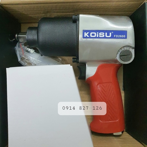 Máy bắn bulong KOISU Nhật Bản 2 búa 1/2 inch lực siết 680 Nm (Máy siết bu lông) phù hợp sửa xe con và xe máy