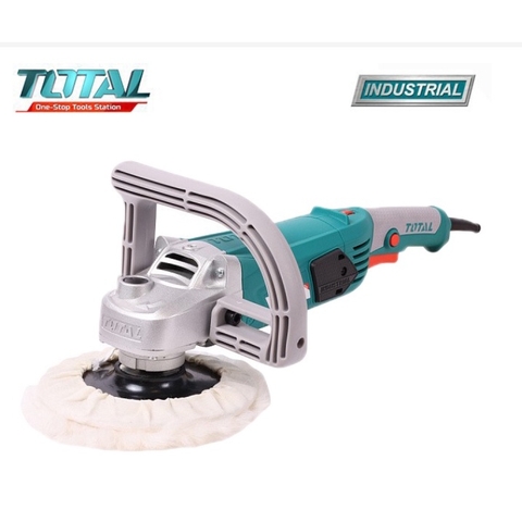 Máy đánh bóng 1400W Total TP1141806-2 tương thích với các loại đĩa đánh bóng có đường kính 180mm