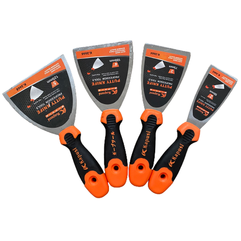 Bay sủi sơn cán ngắn 2-5inch KAPUSI K-3662, K-3664, K-3666, K-3668, Tay cầm bằng nhựa chắc chắn thép không gỉ