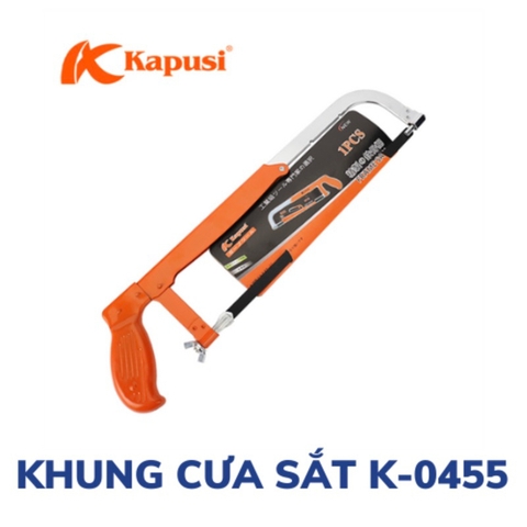 Khung cưa sắt Kapusi Japan kích thước 300mm cầm tay cao cấp, bảo hành 12 tháng, tặng kèm 1 lưỡi thay thế