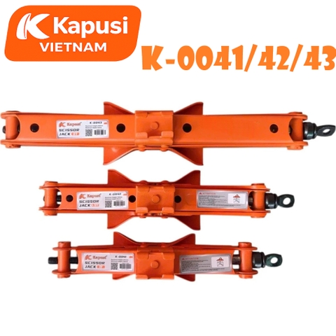 Con đội nâng gầm chữ A Kapusi 1T, 1.5T, 3T (K-0041 K-0042 K-0043)- kích nâng xe hơi, thay lốp sửa chữa oto, Bh 12 tháng