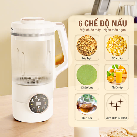 Máy nấu sữa hạt HAUM 6 trong 1