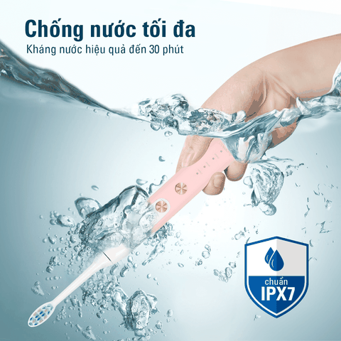 Bàn chải điện sóng âm Haum H351 - Màu đen