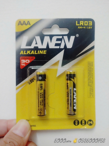 Pin AAA cho remote Tivi, điều khiển máy lạnh (Vĩ 2 viên | Hộp 100 vĩ)