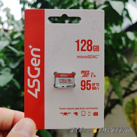 4SGEN 128GB Cam - Thẻ nhớ Chính Hãng ✌ DSS Miền Nam | 7 năm | 95MB/s