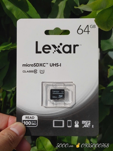 LX 64GB Trắng 100Mbps  - Thẻ nhớ chính hãng ✌ Tem ISTC | 100 MB/s | Bảo hành 5 năm