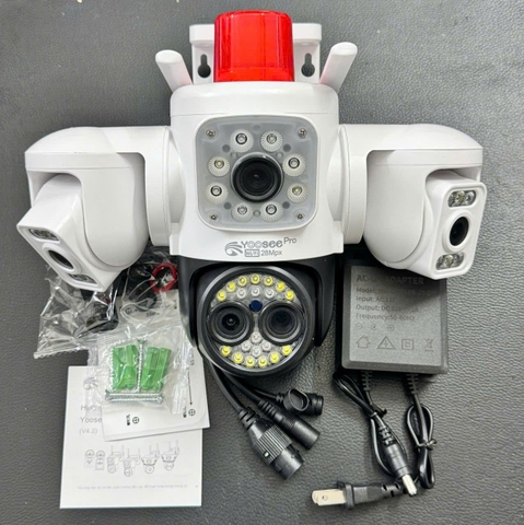 Camera Wifi YS-N5, thường gọi MÁY BAY F60, với 5 Mắt 3 khung hình + 1 Mắt ZOOM, Date T8.2026 mới nhất (Hộp Carton như Dell | Bảo hành 06 tháng | SLCH)