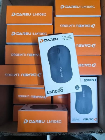 Chuột Không Dây DAREU LM106G - Hàng chính hãng | Có Vat | Bảo hành 2 năm | 1 đổi 1 trong năm đầu tiên