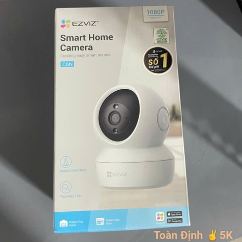EZVIZ C6N 1080P (Xoay 360, Đàm thoại 2 chiều, Thùng 30c)