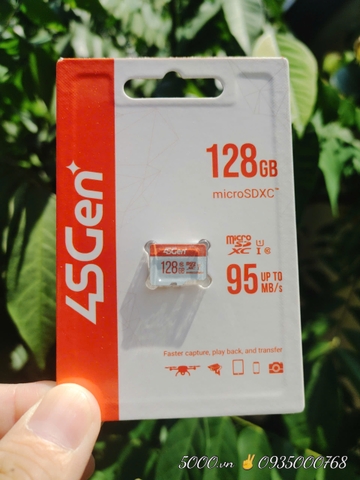 4SGEN 128GB Cam - Thẻ nhớ Công Ty ✌ DSS miền Nam | 7 năm | Hộp 30c