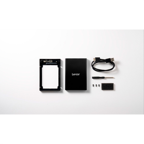 Thiết bị đựng ổ cứng SSD BOX LEXAR_LPAE100-RNBNG - Biến SSD / HDD  2.5