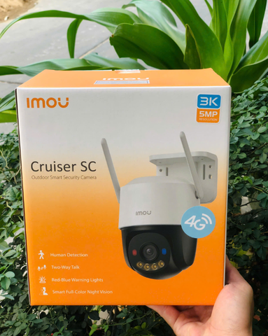 4G Camera ngoài trời 5MP IMOU K7FP-3K (Cruiser SC | Outdoor | FullColor | Sóng sim 4G mọi nhà mạng Việt Nam)