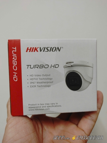 Analog Camera Hikvision DOME 5MP DS-2CE76H0T-ITMFS (Vỏ sắt | Nặng ~400 gram)