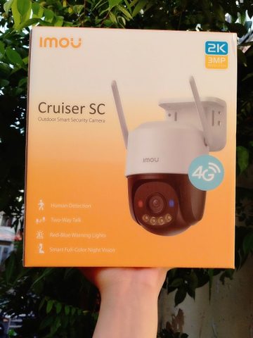 (Hiếm) 4G camera IMOU K7FP-3HOTE-4G (3MP | Outdoor | FullColor | Sóng sim 4G mọi nhà mạng Việt Nam)