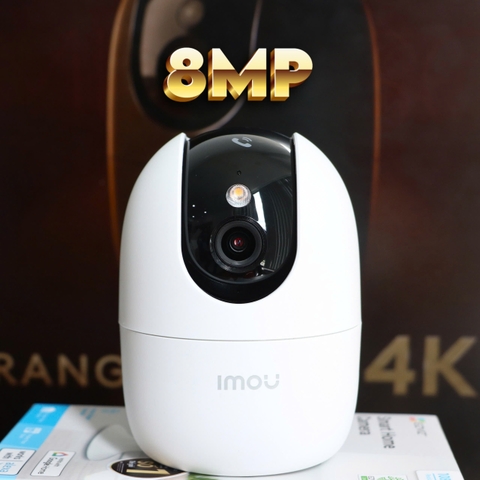 (5.0Ghz) IMOU A82 PRO 4K 8MP - Ban đêm có màu | Wifi 2 tần số | Có cổng LAN | Nén H.265 | Nhận thẻ 512GB