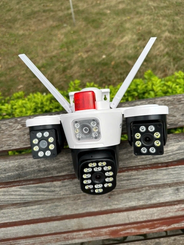 EOL... YOOSEE Q48T Camera Wi-Fi 4 mắt 3 khung hình (Thùng 12 hộp màu | Bảo hành 12 tháng)