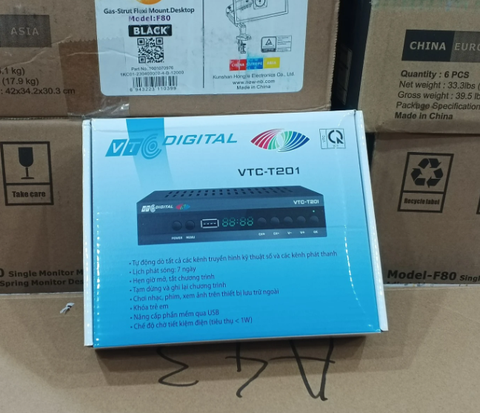 Đầu Thu Truyền Hình Kỹ thuật số DVB-T2 mã VTC T201 (Thùng 40c | Bảo hành 12th)