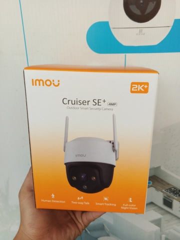Camera Wi-Fi 4MP IMOU Cruiser SE+ 2K+ | IPC-S41FP | Có Micro, có LED, không Loa | Thùng 8 cái | Qui cách đóng gói 1c: 20x16x16cm