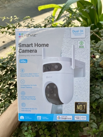 EZVIZ H9C-10MP Dual Lens - Camera Wi-Fi ngoài trời 2 mắt 2 khung hình 5MP + 5MP