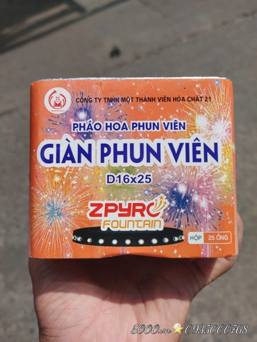 Giàn phun VIÊN X25 (Date 7/2025 | Thùng 25c)